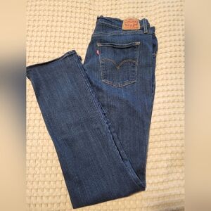 Levi's 724 high rise straight jeans